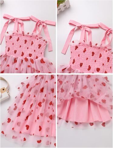 Idopip Baby Girls Tutu Dress Summer Summer Summeress Backless Princess Birthday Dresses Party Party Smocked Tulle Bowknot Sundress in Kuwait