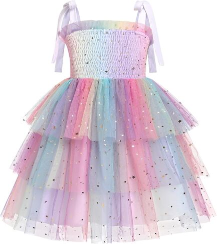Idopip Baby Girls Tutu Dress Summer Summer Summeress Backless Princess Birthday Dresses Party Party Smocked Tulle Bowknot Sundress in Kuwait