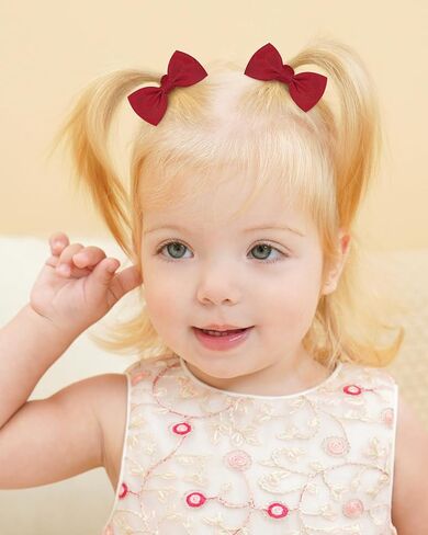 Jollybows Hair Hair Ries 40pcs 2.75 "أقواس الشعر علاقات الشعر مع أشرطة مطاطية ملحقات الشعر للرضع الصغار شعر ناعم in Kuwait