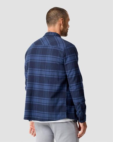 قمصان INTO THE AM للرجال بأكمام طويلة من الفلانيل - كاجوال بأزرار سفلية، مقاس عادي S - 4XL in Kuwait