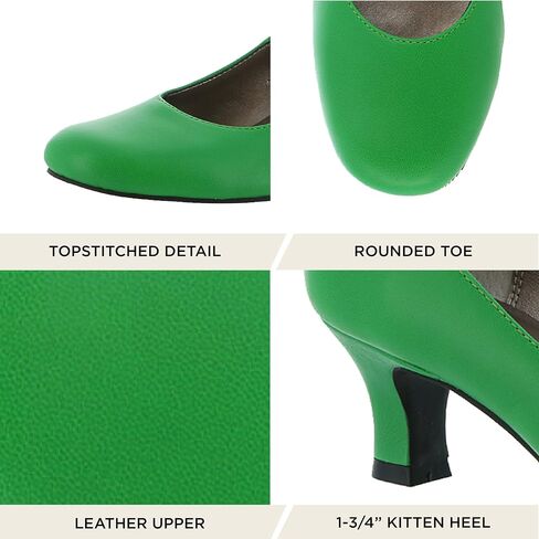 ARRAY Women’s Flatter Low Heel Leather Dress Pump in Saudi Arabia