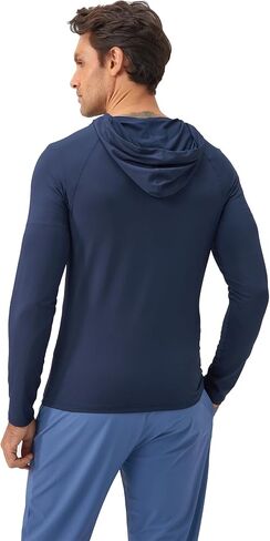 Tailloday Men's Quick-Dry Hoodies Running Sweatshirt Slim Fit Zip Up Fitness Gym T Shirts in Saudi Arabia