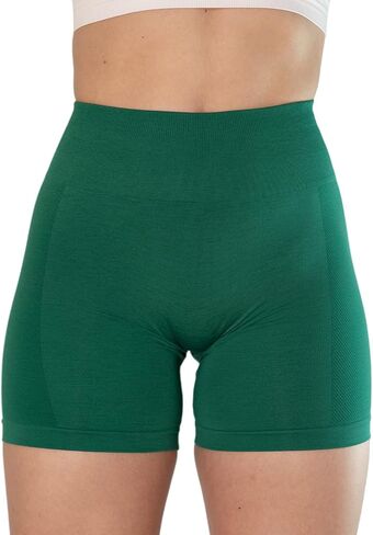 AUROLA Intensify Short Women's Athletic Seamless High Waisted Running Sporty Gym Fitness Yoga Elastic Workout Shorts 3.6 in Kuwait