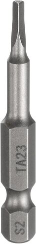 Harfington المثلث المغناطيسي مفك البراغي بت TA18 1/4 "Hex Shank 2" (50mm) Magnetic S2 Steel STEEL STEND STERN in Saudi Arabia