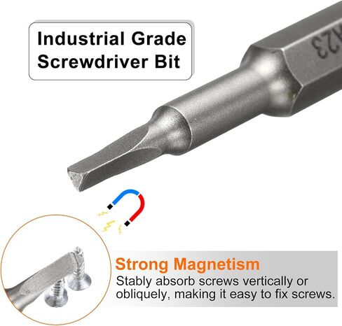 Harfington المثلث المغناطيسي مفك البراغي بت TA18 1/4 "Hex Shank 2" (50mm) Magnetic S2 Steel STEEL STEND STERN in Saudi Arabia