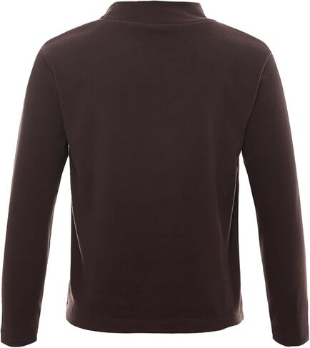 Kids Girls Long Sleeve Undershirt Basic Thermal Tops Children Winter Turtleneck Warm T-Shirt Pullover Tee in Kuwait