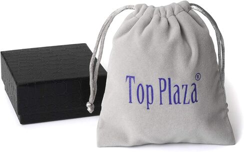 Top Plaza Women Casual Elegant Silver Tone Small Dial Bangle Cuff Bracelet Dress Analog Quartz Watch 6 Inches in Kuwait