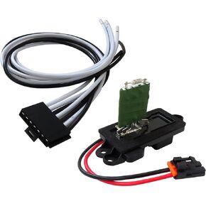 Upgraded 89019088 Blower Fan Speed Resistor Kit with Harness for 2003-2006 Cadillac Escalade ESV/EXT