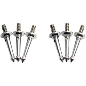 6Pcs Stainless 3/8 Inch Tripod Foot Spikes for Softer Looser Terrain Spikes for ///, Etc.Tripod