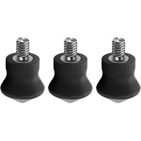 3Pcs Antislip Rubber Foot Pad Feet Spikes Photography1/4Inch Screw Tripod Monopod Accessories for