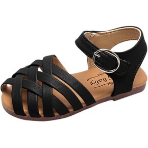 Toddler Sandals Baby First Walking Shoes Open Toe Soft Sole Girls Non-slip Little Kids Slides Beach Sandals for Girls