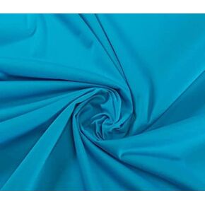 PUL P.U.L. 1 mil Poly-Urethane Laminated Diaper Cover Water Resistant Aqua Blue Solid Fabric by The Yard