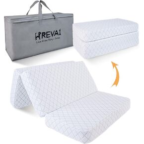 Pack n Play Mattresses,38x26 Trifold Pack and Play Mattress with Breathable Cover & Travel Bag,Dual Sided Memory Foam Baby Mattress for Pack N Play
