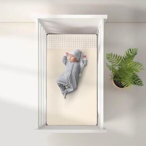 3" Inch Latex Organic Baby Crib and Toddler Bed Mattress Topper with Australian Wool Cover (Portable Crib, 36"x26"), GOLS Certified, Hypoallergenic and Breathable, Soft and Cooling, Made in USA