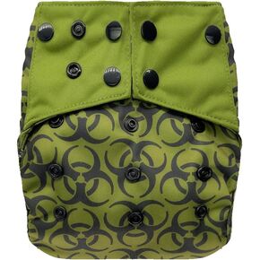 Reusable Waterproof Diaper Cover Shell: for Baby Prefold Cloth Diapers, Flats, Fitted or Inserts (Atom)