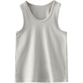 Infant Baby Toddler Girl Boy T-Shirt Undershirts Plain Off Shoulder Crop Tops Cotton Linen Tops Fashion Summer