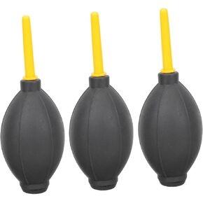 3Pcs Rocket Blower Lens Cleaner Ergonomic Dust Blower for Cameras Computers Musical Instruments Safe TPE Natural Material Flexible Design for Easy