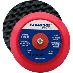 Premium 3 Inch Sander Backup Pad 1/4-20 Thread - Medium Density Low Profile (1 Pack, PSA)
