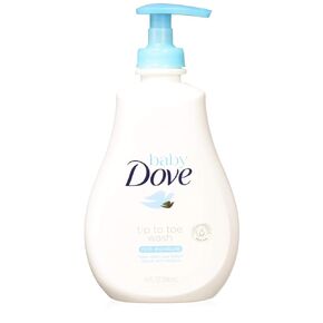 Dove Baby Tip To Toe Wash 13 Ounce Rich Moisture Pump (384ml) (6 Pack)
