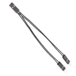Motherboards Switches Power Reset/LED/Power LED 2.54mm 2Pin Adapter Cable 1 Female to 2 Male Jumpers Splitter