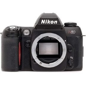 Nikon F80 (AKA Nikon N80 in USA and Canada) 35mm SLR Film Camera Body -Requires Lens- (Renewed)