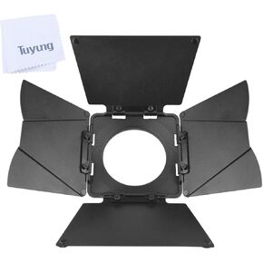 Godox SA-08 8 Leaves barndoor with TUYUNG Cloth for Godox S30 Focusing LED Video Light