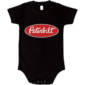 Rare New Future Peterbilt Truck Driver Black Auto Funny Cute Cotton Onesie Footie Bodysuit Romper. Uncover Now!