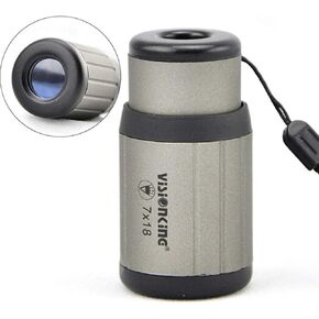Practical Telescope Catadioptric Telescope 7X18 Mini Pocket Portable Highdefin(Outdoor Dedicated)