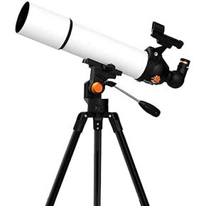Telescope Professional Compe Telescope 500x80mm مع Tripod و Backpack Portable Telescope للأطفال والمبتدئين نطاق السفر مع 10 مم 2M العدسة و 90 درجة منتصبة المرآة