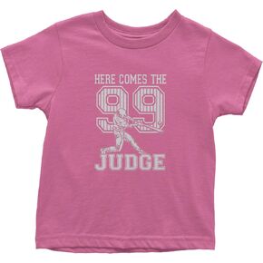 Here Comes The Judge 99 NY Baseball Toddler T-Shirt, Soft Cotton