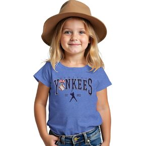 BOUTIKOME Toddler Baby Boys Girls Baseball Shirt Baseball Team Graphic T-Shirt Baseball Fan Tees Game Day Outfit Summer Tops