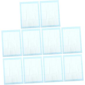 Milisten Newborn Changing Pad High Absorbency 10pcs Disposable Pad Sheets Leak-Proof Design for Baby Changing Table