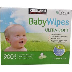 Kirkland Signature Baby Wipes (900 Wipes)