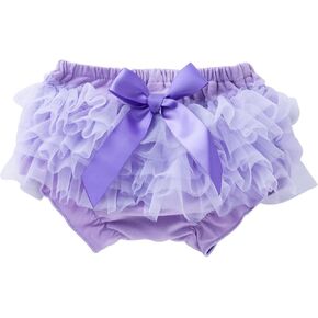 Baby Girl Summer Clothes Cute Ruffle Bow Knot 𝐁loomers Shorts Tulle Tutu Skirt Newborn Cotton Skorts PP Pants