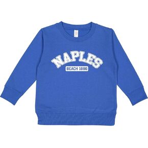 Inktastic Naples Beach 1886 Toddler Sweatshirt