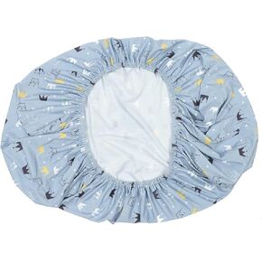 Summer Printed Crib Mattress Cover Bassinet Pad Sheet Set Elastic Breathable for Baby's Comfort