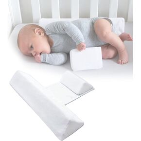 Breathable Pillow, Adjustable 45 Degrees, for Daily use,Removable and Washable Breathable Bedding Set (Gray)