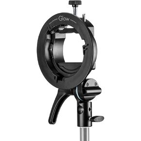 Glow S2 Round Flash S-Type Bowens Mount Bracket for Round Head Flashes (Godox S2)