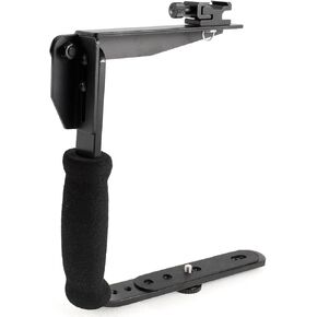 Qtqgoitem Foam Grip L Shape Flash Hot Shoe Mount Bracket Holder for DSLR Camera (Model: a7c 97f cea 74e 781)
