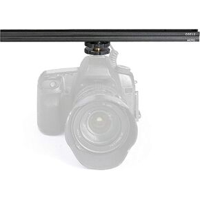 Movo DSE12 Cold Shoe Extension Bar - Cold Shoe Rail Accessory Bracket with Dual Sided Mounting for Lights, Monitors, Microphones and More (12")