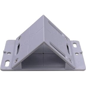 Angle measurement plaquette with 2 Target Reflectors 40 x 40 mm for total station, Mini prism,OPTICAL PRISM(Plastic cover)