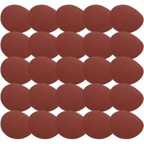 BESPORTBLE 100sheets Round Polishing Sandpaper Sheets Grit Abrasive for Bowling Cleaning and Polishing Efficient Versatile Tool for Smooth Finishing