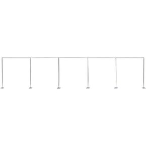 Pipe Backdrop Stand Support Kit 10'x 50' Large Heavy Duty Background Support Curtain Drape Stage Backdrop with Base, for Wedding Party Photography Show