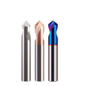 90 Degree Solid Carbide Chamfer Countersink Chamfer Drill Bits Center Spotting Location Hole Drill Bit 3/4/5/6/8/10/12mm(Carbide HRC65,12mm)