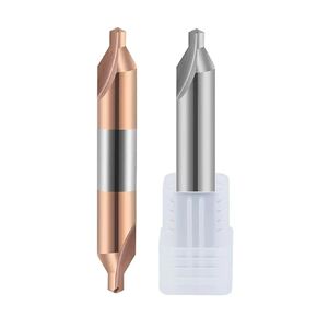 1pcs A0.6-6 Tungsten Carbide Center Drill Bit Center Drills 60 Degree Fixed Point Chamfer Countersinks Angle Bit Metal Drill Bit(Royal Blue)