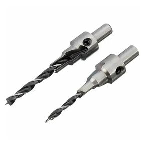 2pcs/lot 4mm 5mm Carbide Countersink Drill Bit Drill Bits Set Reamer Screw Hinge Hole Saw Chamfer