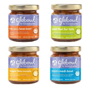 Globowl Around the World Baby Food Variety Pack – 12 Organic Meals for Babies & Toddlers – International Flavors – Non-GMO, No Artificial Ingredients, Ready-to-Eat