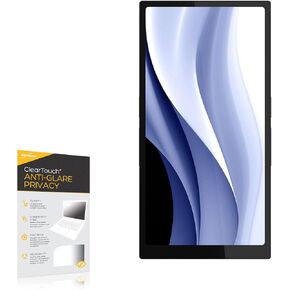 BoxWave Screen Protector Compatible with HiBy R6Pro MAX - ClearTouch Anti-Glare Privacy (2-Pack), Privacy Screen Protector Flexible Film Anti-Glare