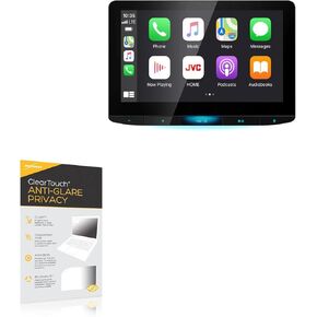 BoxWave Screen Protector Compatible with JVC KW-Z1000W - ClearTouch Anti-Glare Privacy (2-Pack), Privacy Screen Protector Flexible Film Anti-Glare