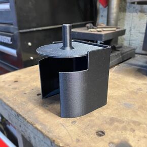 Angle Grinder Disc Holder, 5x5x5 Inch Disk Organizer, 3M Adhesive Mounts, Grinder Disk Storage for 4.5-Inch Wheels